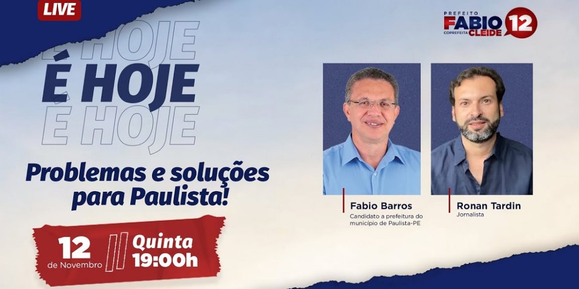 Debate: Problemas e Soluções para Paulista! Fábio Barros e Ronan Tardin