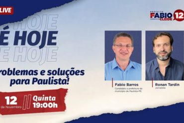 Debate: Problemas e Soluções para Paulista! Fábio Barros e Ronan Tardin